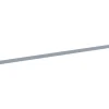 Lorell Double-wide Horizontal Panel Strip for Adaptable Panel System, 67"W x 0.50"D x 1.80"H, Aluminum, Silver