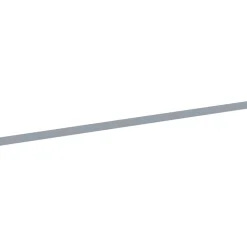 Lorell Double-wide Horizontal Panel Strip for Adaptable Panel System, 67"W x 0.50"D x 1.80"H, Aluminum, Silver