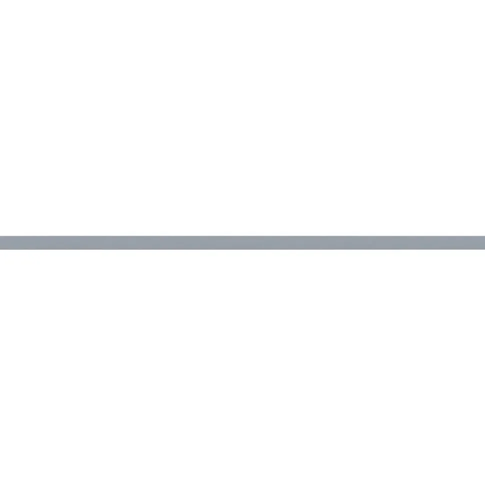 Lorell Double-wide Horizontal Panel Strip for Adaptable Panel System, 67"W x 0.50"D x 1.80"H, Aluminum, Silver