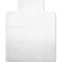 Lorell Economy Studded Chair Mat, 36" x 48", Standard Lip