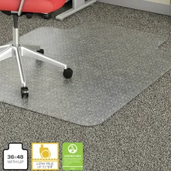 Lorell Economy Studded Chair Mat, 36