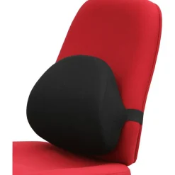 Lorell Ergo Fabric Lumbar Back Support, Black