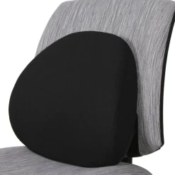 Lorell Ergo Fabric Lumbar Back Support, Black