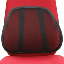 Lorell Ergo Lumbar Back Support, Mesh, Black