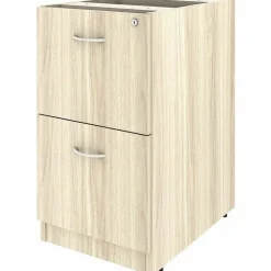 Lorell Essentials 2-Drawer Fixed Pedestal File Cabinet