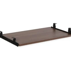 Lorell Essential Series Laminate Keyboard Tray, 1-1/16”H x 12-3/16”W x 7-1/4”D, Walnut