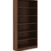 Lorell Essentials 72"H 6-Shelf Bookcase, Walnut