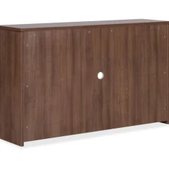 Lorell Essentials Hutch With Doors, 66