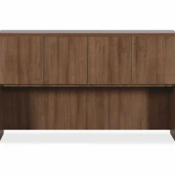 Lorell Essentials Hutch With Doors, 66
