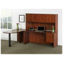 Lorell Essentials Peninsula Desk Box 1/2