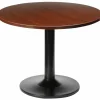 Lorell Essentials Round Table Top, 42"D, Mahogany