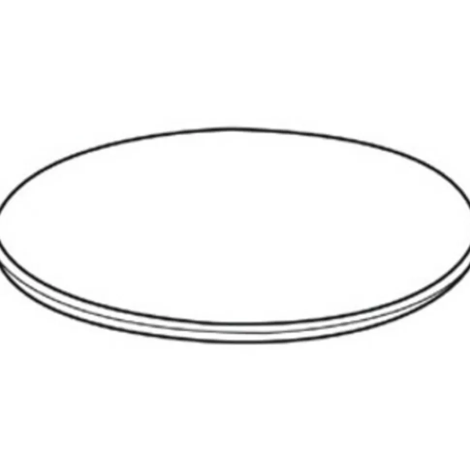 Lorell Essentials Round Table Top, 42"D, Mahogany
