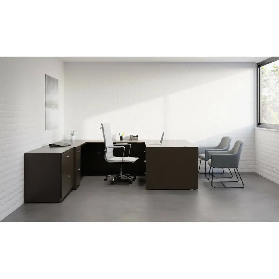 Lorell Essentials Series Box/Box/File Fixed File Cabinet