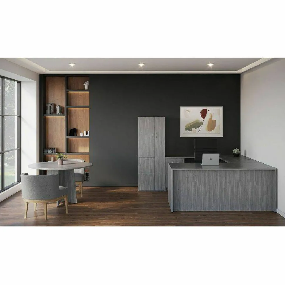 Lorell Essentials Series Box/Box/File Fixed File Cabinet