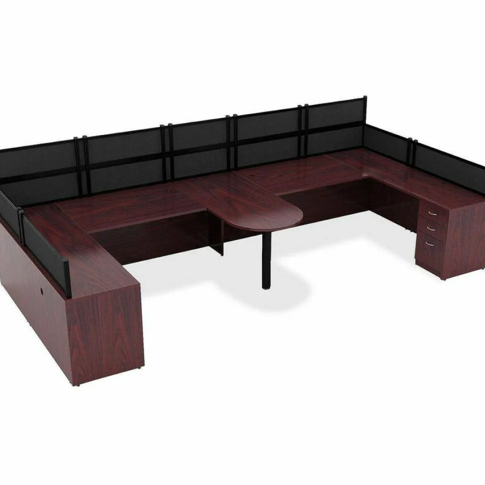 Lorell Essentials Series Hutch, 48"W, Mahogany