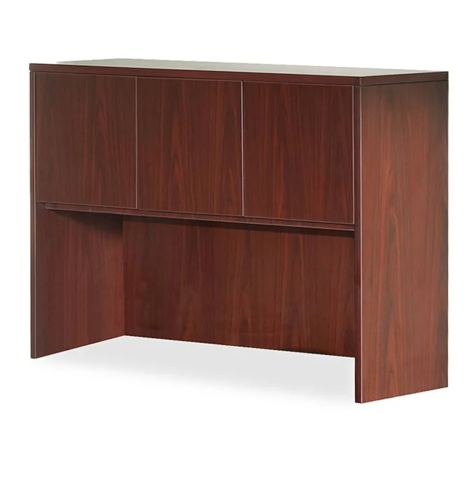 Lorell Essentials Series Hutch, 60"W, Mahogany
