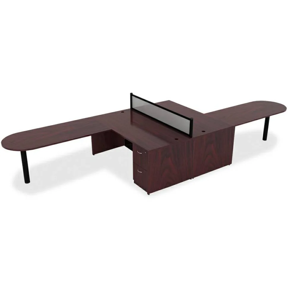 Lorell Essentials Series Hutch, 60"W, Mahogany