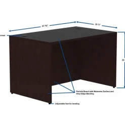 Lorell Essentials Series Rectangular Desk Shell