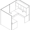 Lorell Essentials Series Rectangular Desk Shell