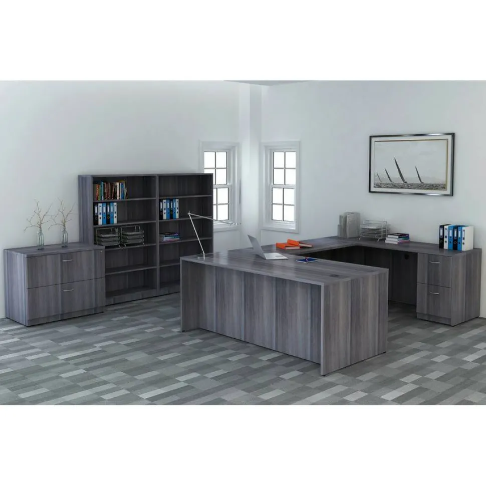 Lorell Essentials Series Rectangular Desk Shell