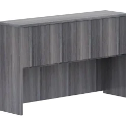 Lorell Essentials Series Stack-on Hutch with Doors