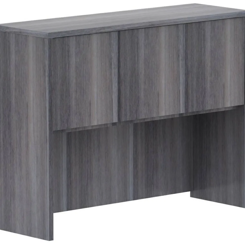 Lorell Essentials Series Stack-on Hutch with Doors