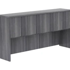 Lorell Essentials Series Stack-on Hutch with Doors