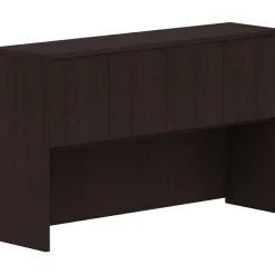 Lorell Essentials Series Stack-on Hutch with Doors