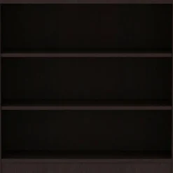 Lorell Essentials 3-Shelf Laminate Modular Shelving Bookcase,36"H x 36"W x 12"D, Espresso
