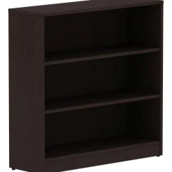Lorell Essentials 3-Shelf Laminate Modular Shelving Bookcase,36
