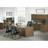 Lorell Essentials 16"W Vertical 2-Drawer Fixed Pedestal File Cabinet For Computer Desk, Walnut