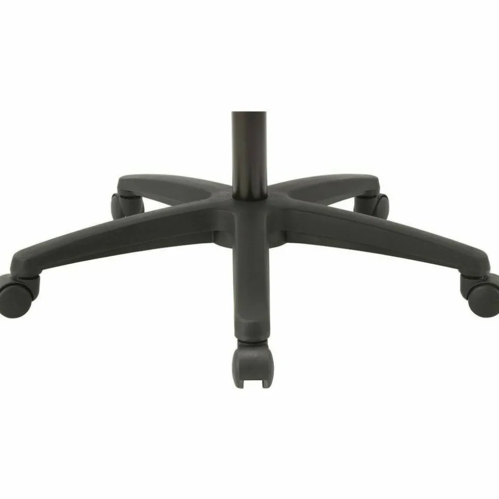 Lorell Executive Ergonomic Fabric Mid-Back Task Chair, Black