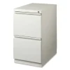 Lorell 23" File/File Mobile File Cabinet with Full-Width Pull