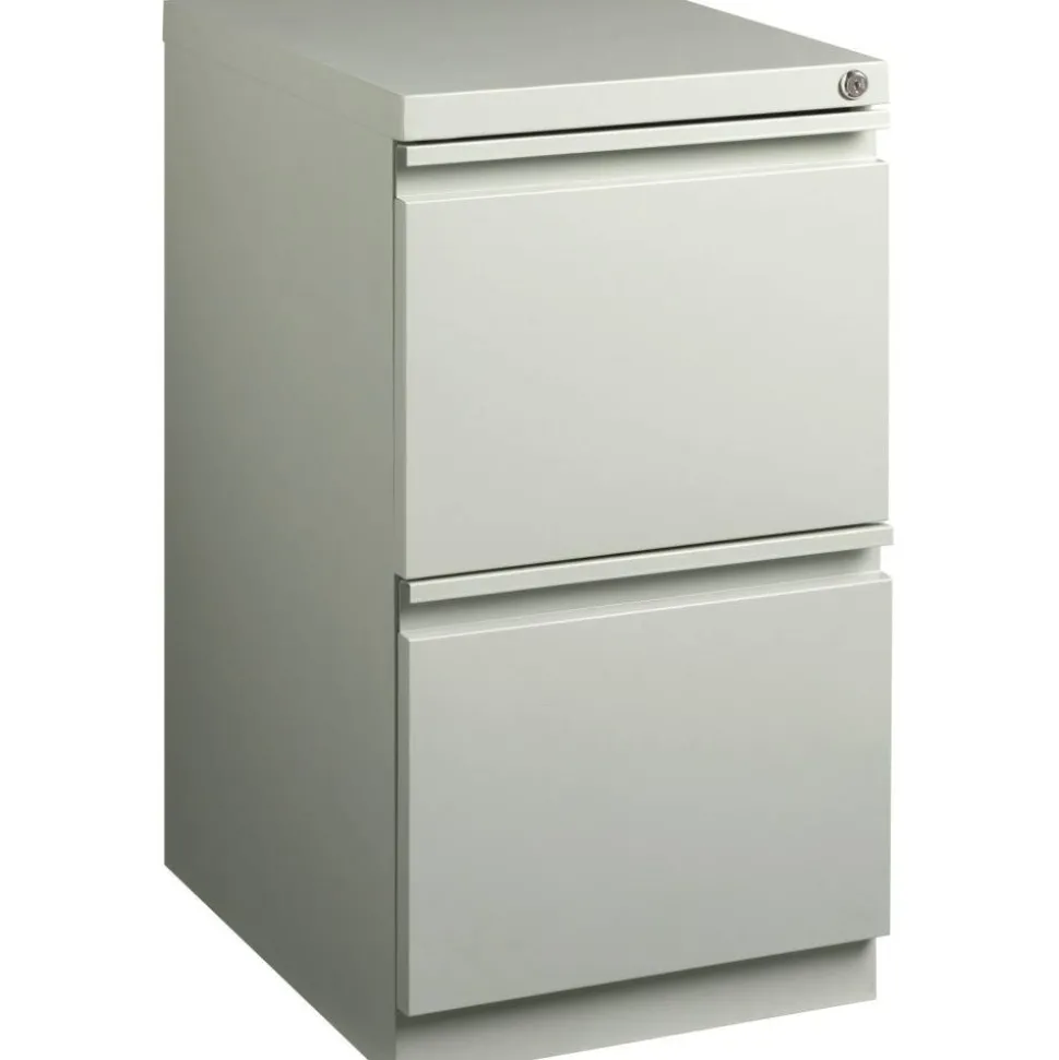 Lorell 23" File/File Mobile File Cabinet with Full-Width Pull