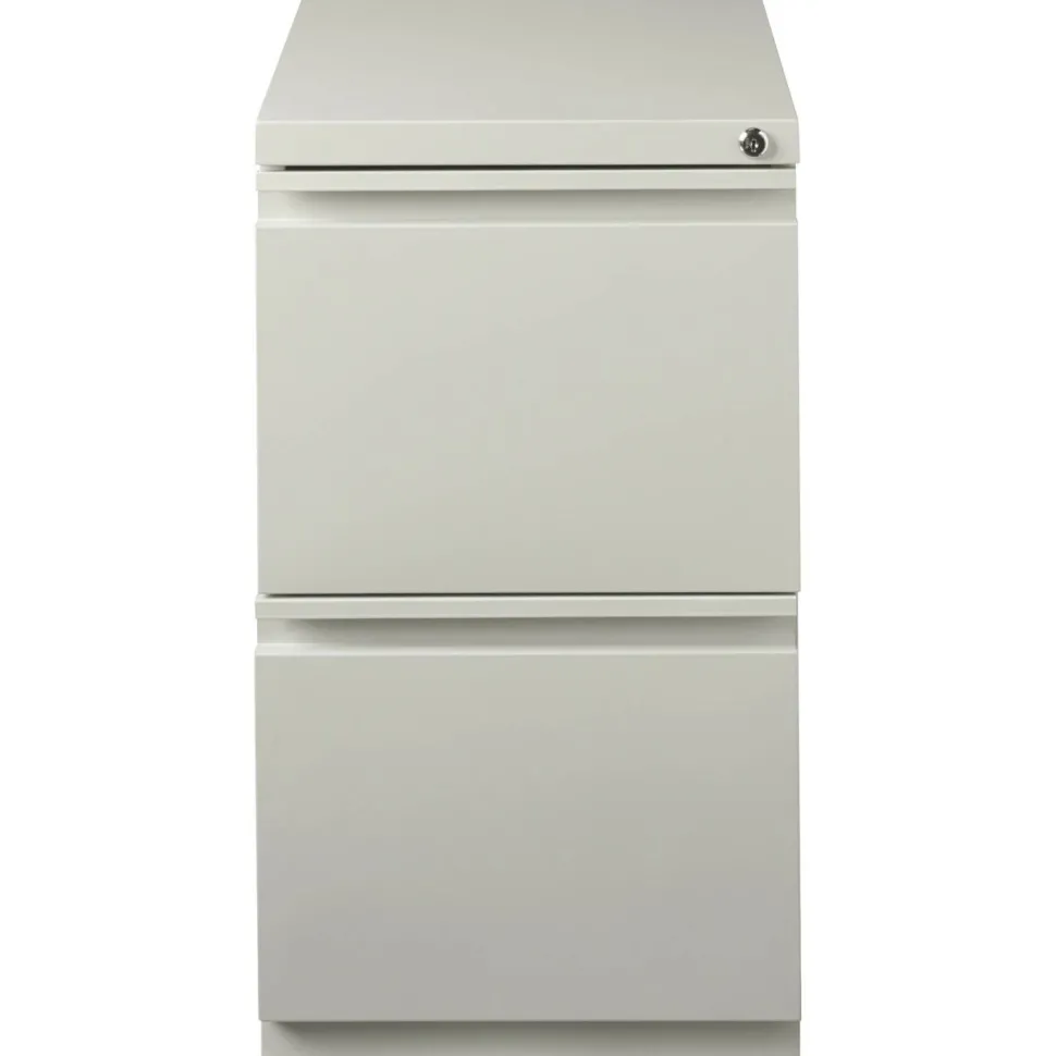 Lorell 23" File/File Mobile File Cabinet with Full-Width Pull