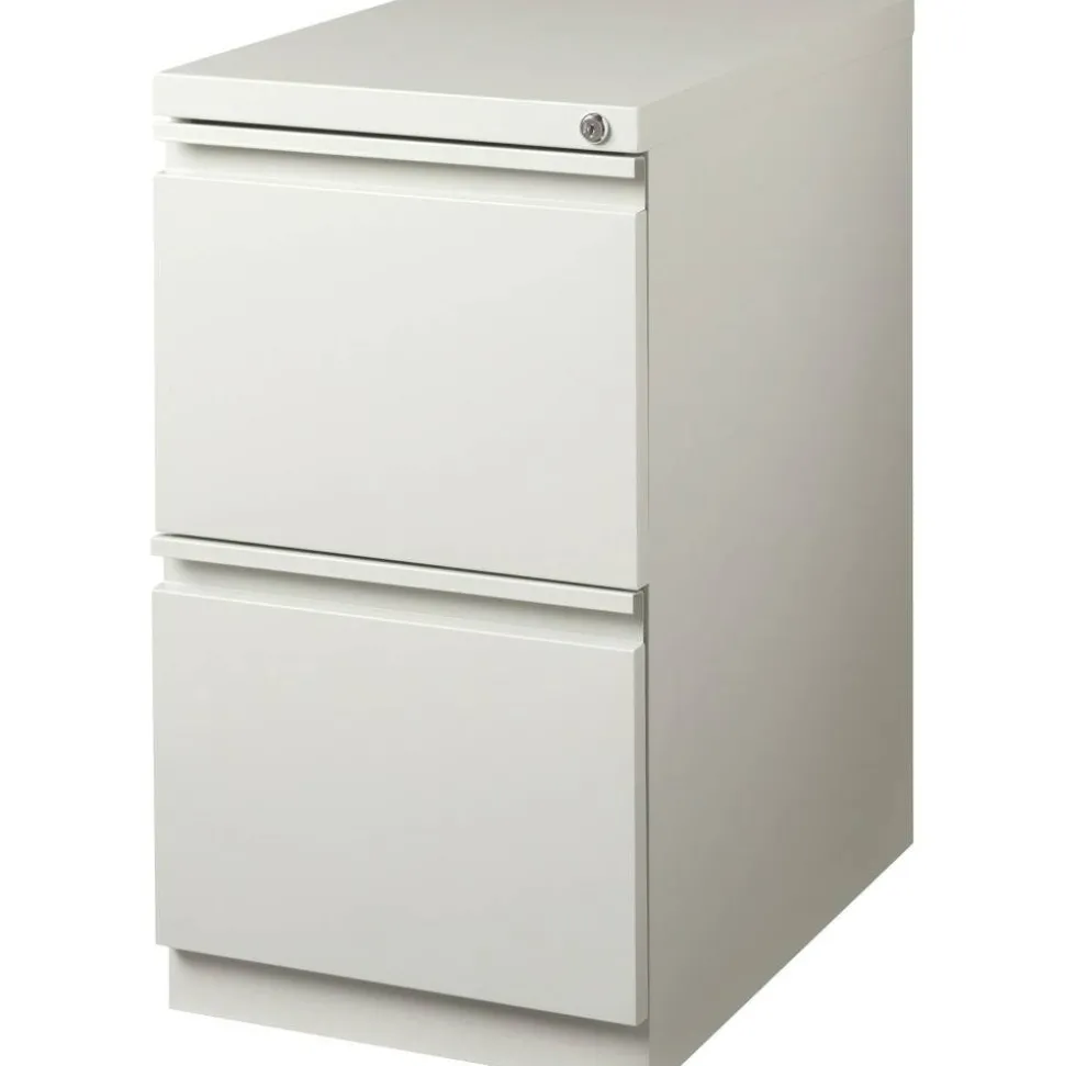 Lorell 23" File/File Mobile File Cabinet with Full-Width Pull