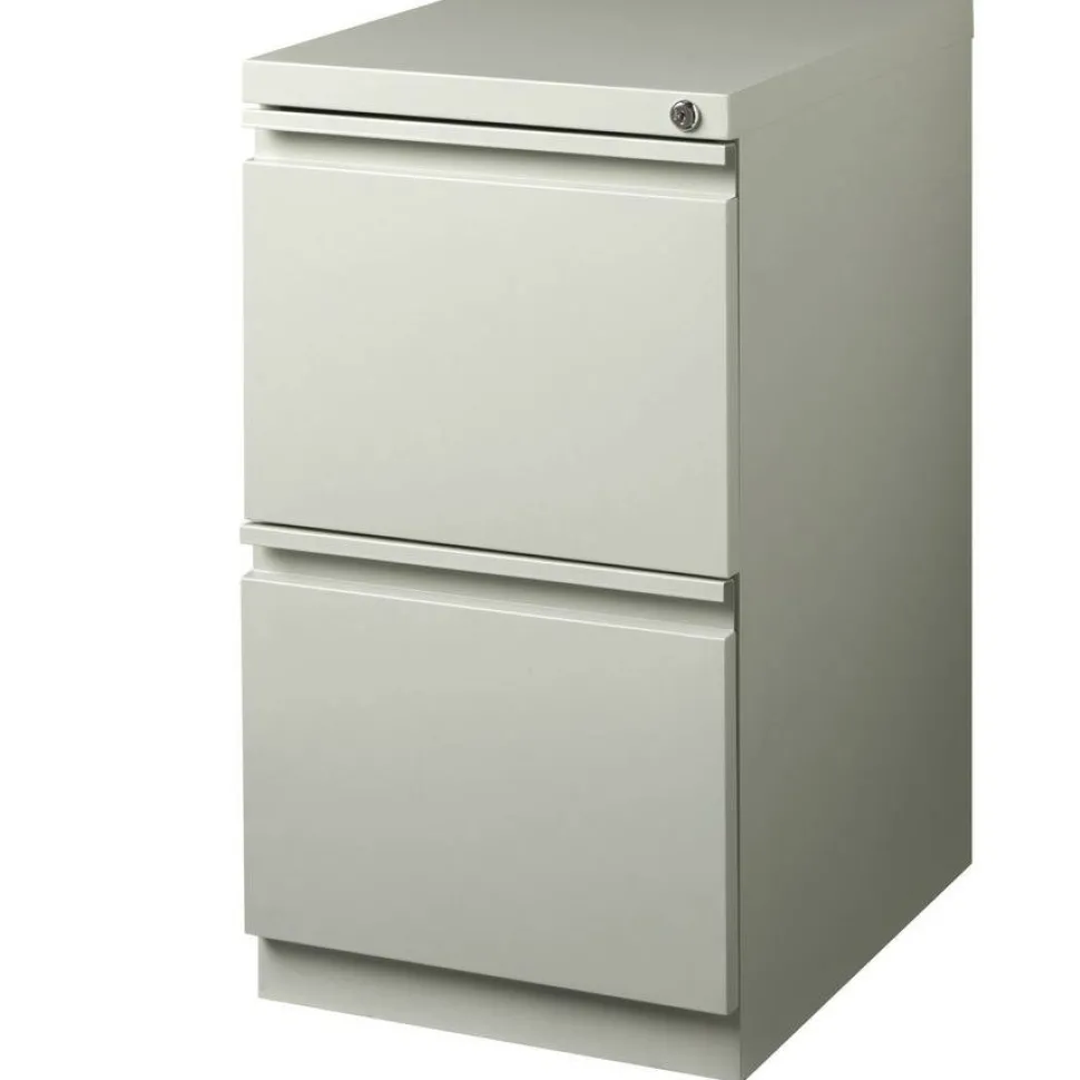 Lorell 23" File/File Mobile File Cabinet with Full-Width Pull