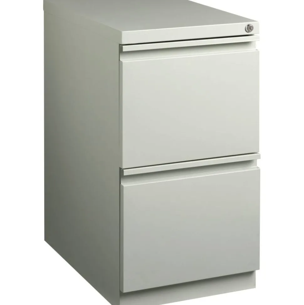 Lorell 23" File/File Mobile File Cabinet with Full-Width Pull