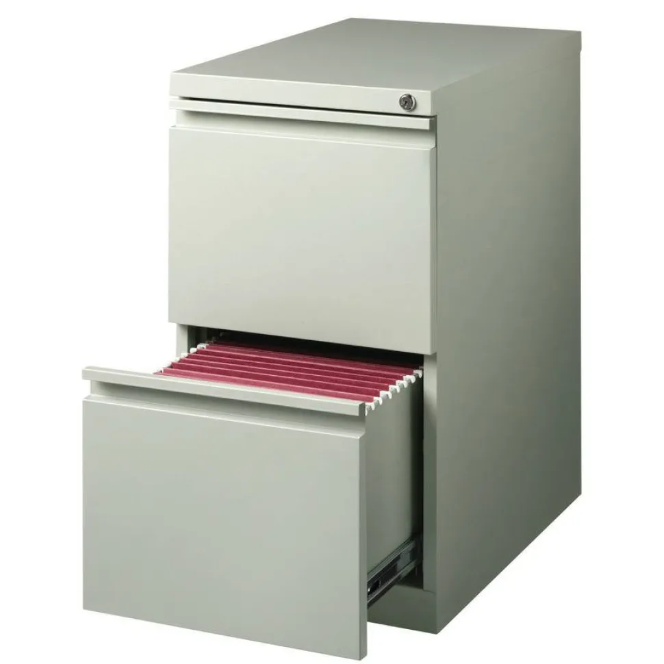 Lorell 23" File/File Mobile File Cabinet with Full-Width Pull