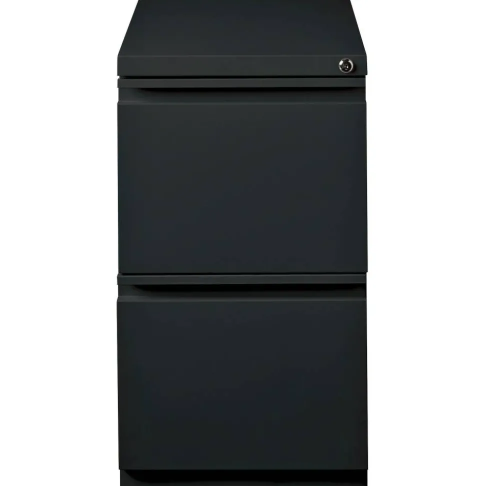 Lorell 20" File/File Mobile File Cabinet with Full-Width Pull
