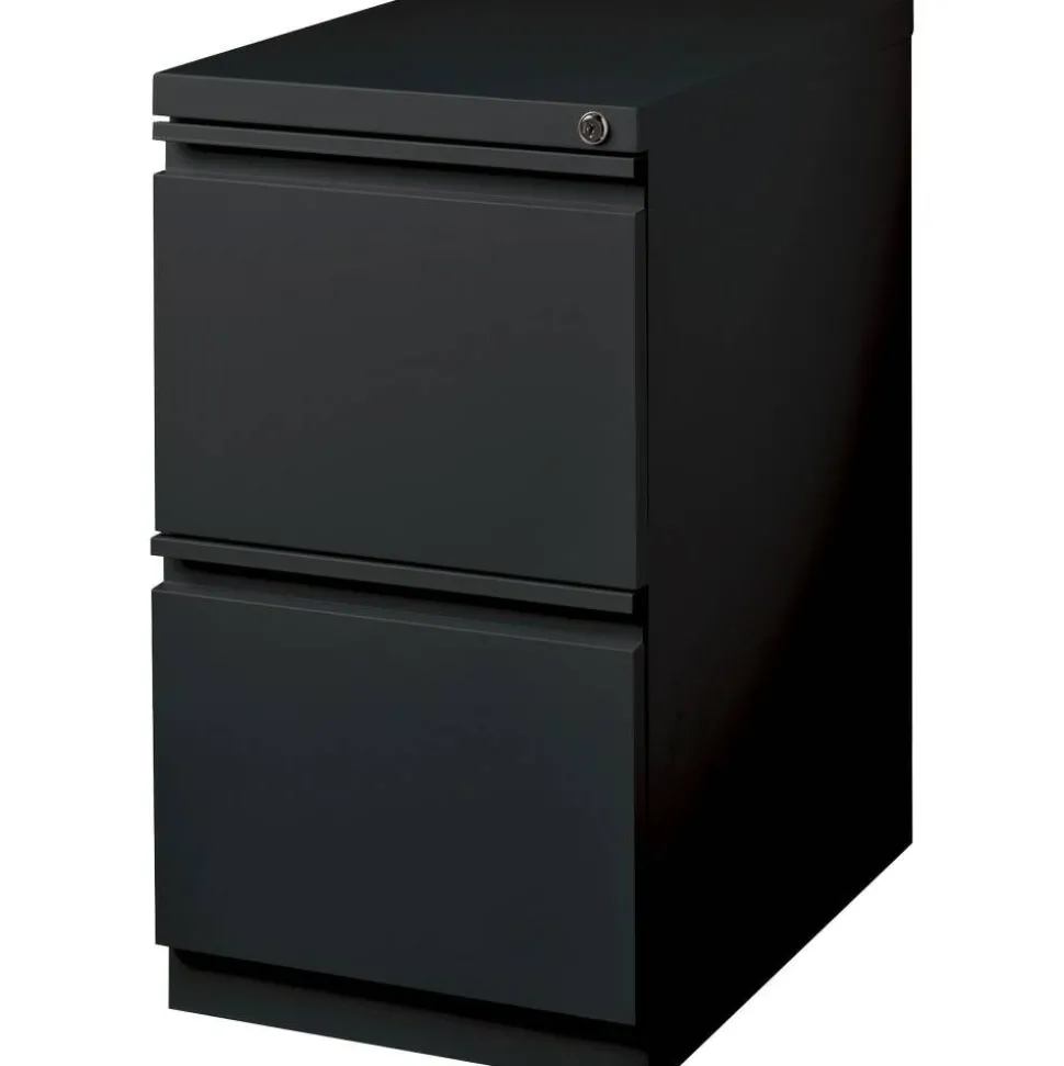Lorell 20" File/File Mobile File Cabinet with Full-Width Pull