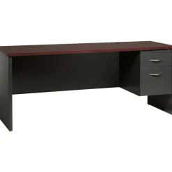 Lorell Fortress Modular Series Right-pedestal Credenza