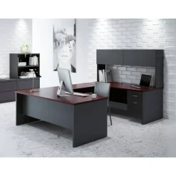 Lorell Fortress Modular Series Right-pedestal Credenza