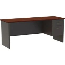 Lorell Fortress Modular Series Right-pedestal Credenza
