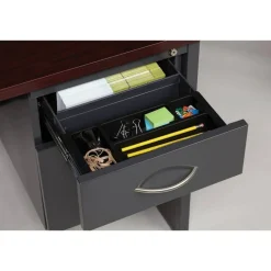 Lorell Fortress Modular Series Right-Pedestal Desk
