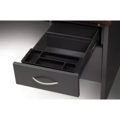 Lorell Fortress Modular Series Right-Pedestal Desk