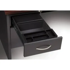 Lorell Fortress Modular Series Double-Pedestal Desk