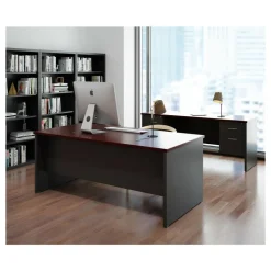 Lorell Fortress Modular Series Double-Pedestal Desk