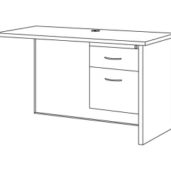 Lorell Fortress Modular Series Right Return