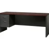 Lorell Fortress Modular Series Left-pedestal Credenza